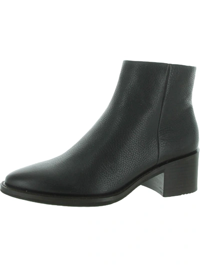 Shop Ecco Shape 35 Womens Leather Embossed Ankle Boots In Black