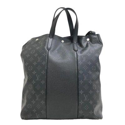 Pre-owned Louis Vuitton Cite Black Leather Tote Bag ()