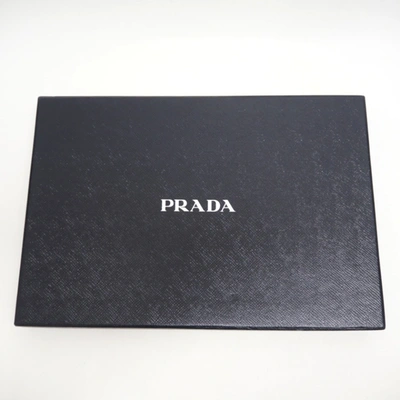 Shop Prada Saffiano Black Leather Clutch Bag ()