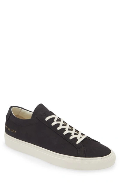 Shop Common Projects Contrast Achilles Sneaker In 7547 Black