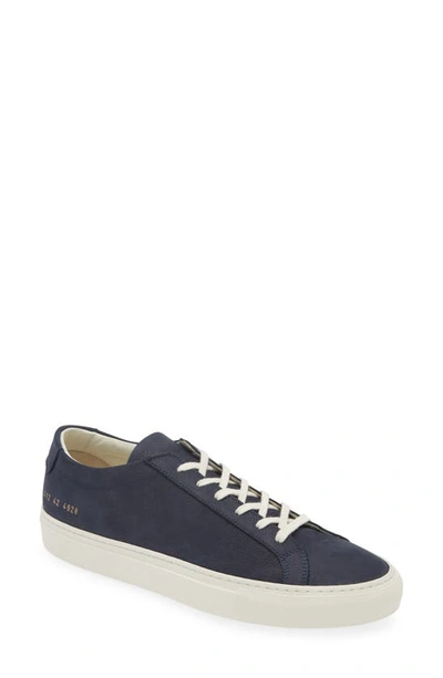 Shop Common Projects Contrast Achilles Sneaker In 4928 Navy