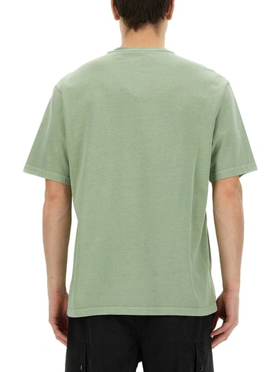 Shop Belstaff T-shirt With Logo In Green