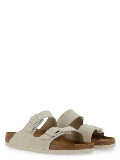 Shop Birkenstock Sandal "arizona" Unisex In White