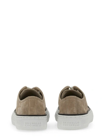 Shop Brunello Cucinelli Sneaker With Precious Toe In Multicolour