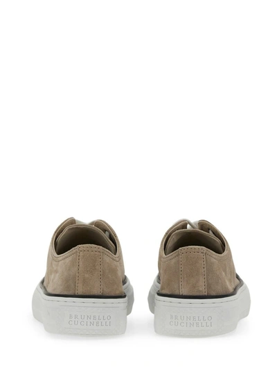 Shop Brunello Cucinelli Sneaker With Precious Toe In Multicolour