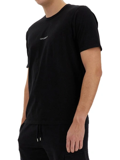 Shop C.p. Company T-shirt With Logo In Black