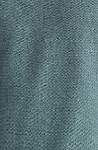 Hugo Boss Smarlo Oversize Logo Collar Crewneck Sweater In Dark Green