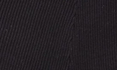 Edikted Marcus Rib Micro Shorts In Black