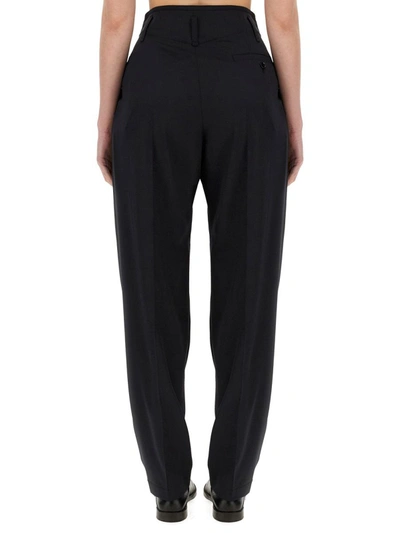 Shop Lemaire Tailored Pants In Black