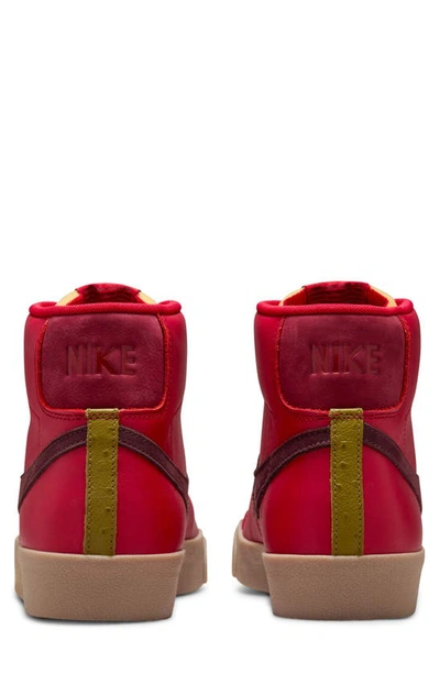 Shop Nike Blazer Mid '77 Vintage Sneaker In Gym Red/ Team Red/ Burgundy