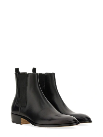 Shop Premiata Leather Boot In Black