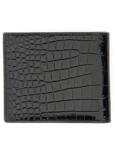 Shop Tom Ford Bi-fold Wallet In Black