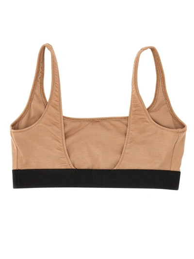 Shop Tom Ford Bralette With Logo In Pink