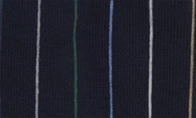 Shop Ted Baker Sokkthr Pinstripe Dress Socks In Navy