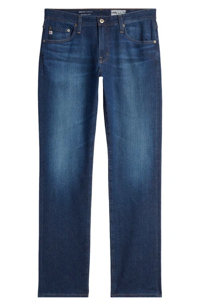 Ag Everett Stretch Slim-straight Jeans In Palladium