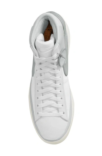 Shop Nike Blazer Phantom Mid Top Sneaker In White/ Pumice/ White/ Phantom