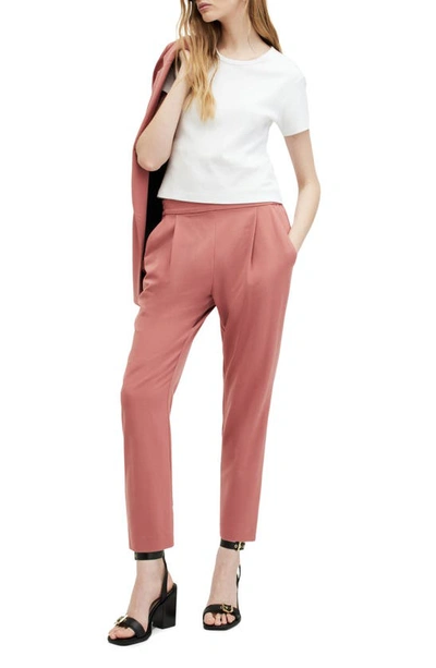 Shop Allsaints Aleida Tri Trousers In Rich Pink