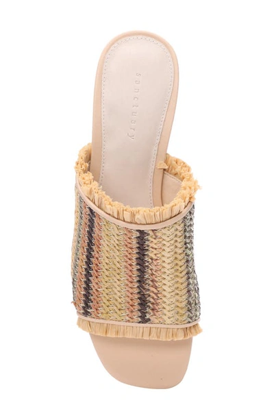 Shop Sanctuary Refresh 2.0 Raffia Sandal In Natural Multi