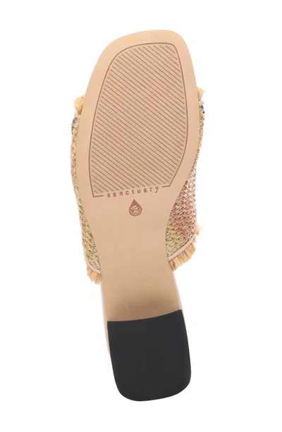 Sanctuary Refresh 2.0 Raffia Sandal In Natural Multi