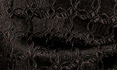Shop Eton Textured Black Silk Bow Tie