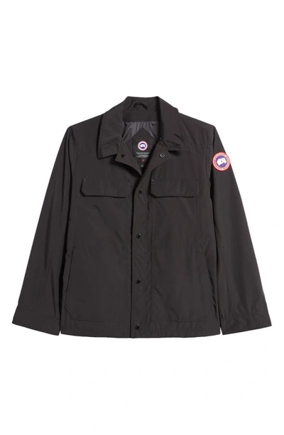 Shop Canada Goose Burnaby Water Repellent Chore Coat In Black