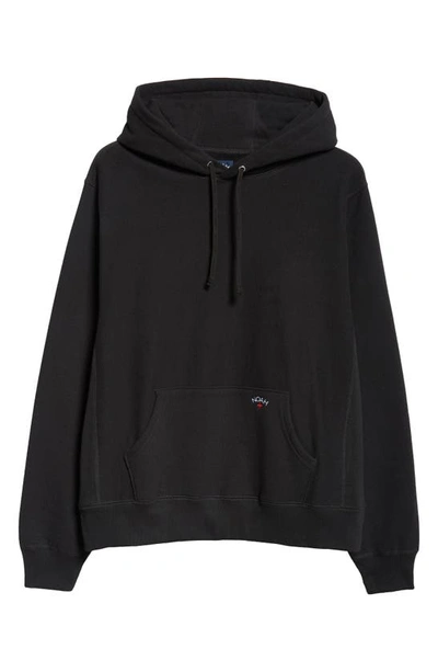 Shop Noah Classic Cotton French Terry Hoodie In Black