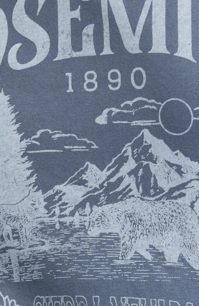 Shop Vinyl Icons Yosemite Graphic Sweatshirt In Washed Blue