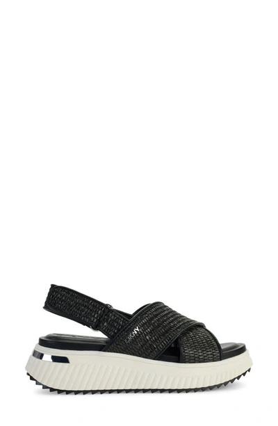 Shop Dkny Malai Crossband Sandal In Black