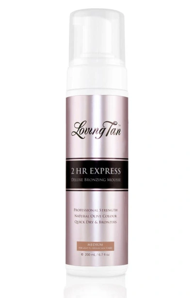 Shop Loving Tan 2 Hour Express Deluxe Bronzing Mousse, 6.7 oz In Medium