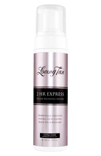 Shop Loving Tan 2 Hour Express Deluxe Bronzing Mousse, 6.7 oz In Ultra Dark
