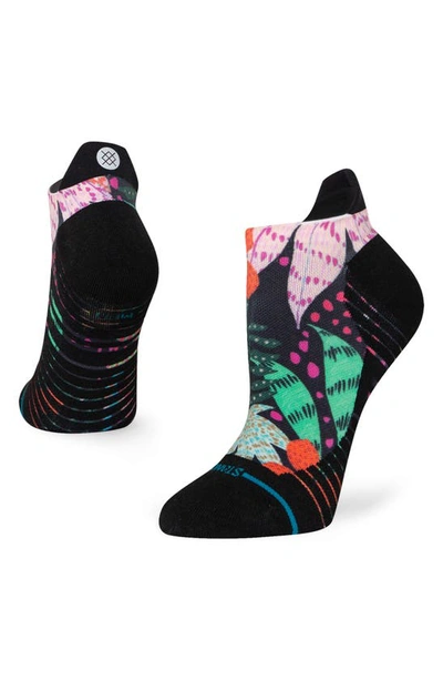 Shop Stance Trippy Trop Performance Ankle Tab Socks In Black Multi