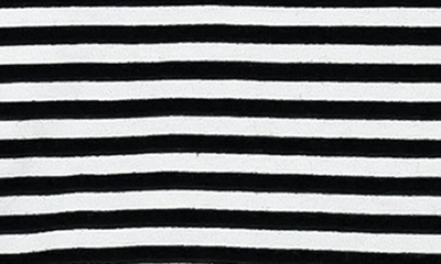Shop Feather 4 Arrow High Tide Stripe Pocket T-shirt In Black/ White
