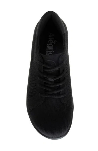 Shop Alegria By Pg Lite Dandie Knit Sneaker In Black Out