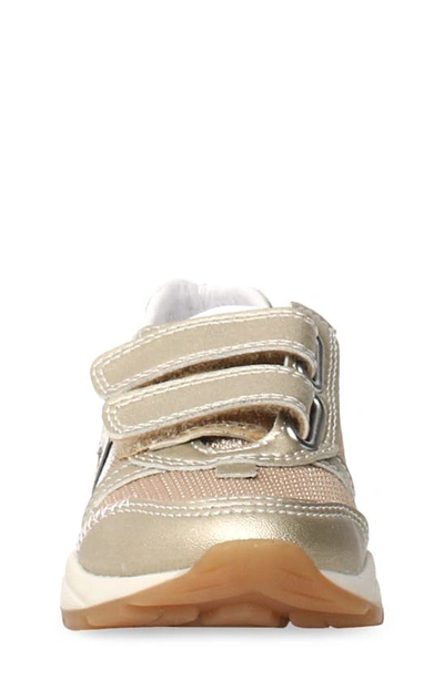 Shop Naturino Quelly 2 Vl Sneaker In Platinum