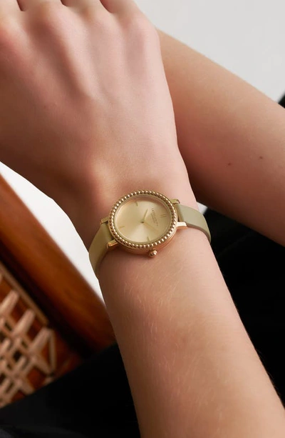 Shop Olivia Burton Vintage Bead Mesh Bracelet Watch, 30mm In Gold