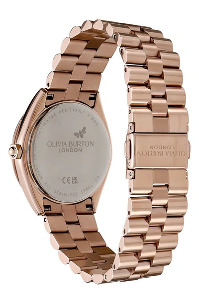 Shop Olivia Burton Bejewelled Bracelet Watch, 34mm In Rose Gold