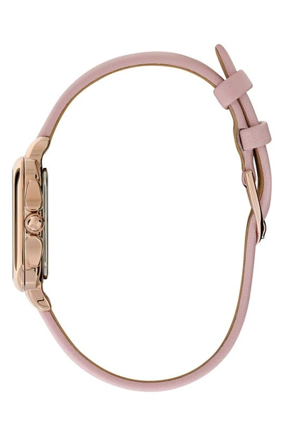 Olivia Burton Women's Grosvenor Mellow Rose Leather Watch 28mm