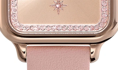 Olivia Burton Women's Grosvenor Mellow Rose Leather Watch 28mm