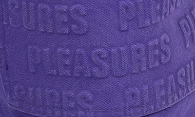 Shop Pleasures Impact Logo Jeans In Purple