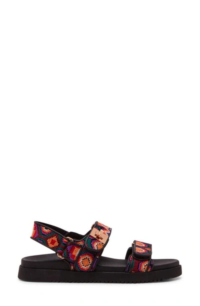 Steve Madden Mona Sandal In Black Multi