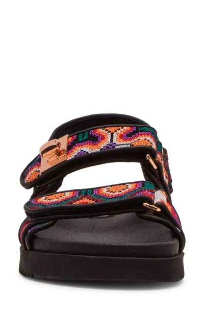 Steve Madden Mona Sandal In Black Multi