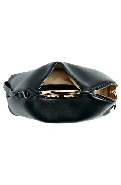 Shop Jacquemus Le Calino Leather Top Handle Bag In Black 990
