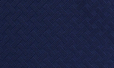 Robert Graham Aaron Checkered Knit Polo In Navy