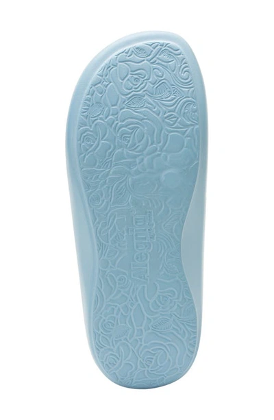 Shop Alegria By Pg Lite Ode Flip Flop In Dusty Blue Gloss