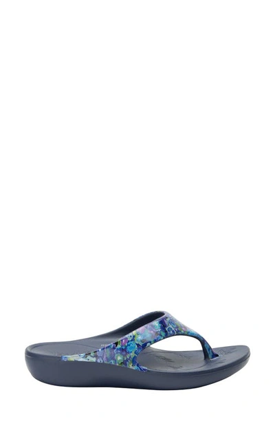 Shop Alegria By Pg Lite Ode Flip Flop In Poppy Pop Blue