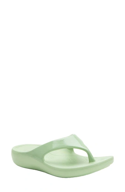 Shop Alegria By Pg Lite Ode Flip Flop In Mint Gloss