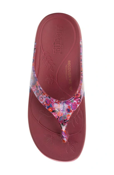 Shop Alegria By Pg Lite Ode Flip Flop In Poppy Pop