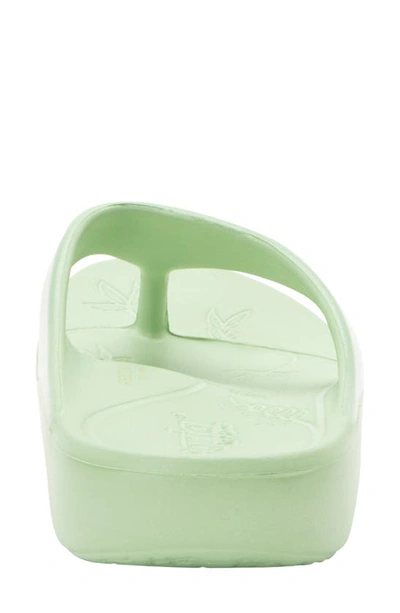 Alegria By Pg Lite Alegrai Ode Flip Flop In Mint Gloss