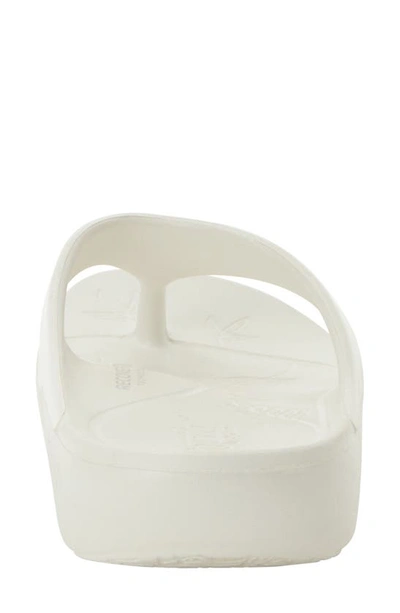 Alegria By Pg Lite Alegrai Ode Flip Flop In White Gloss