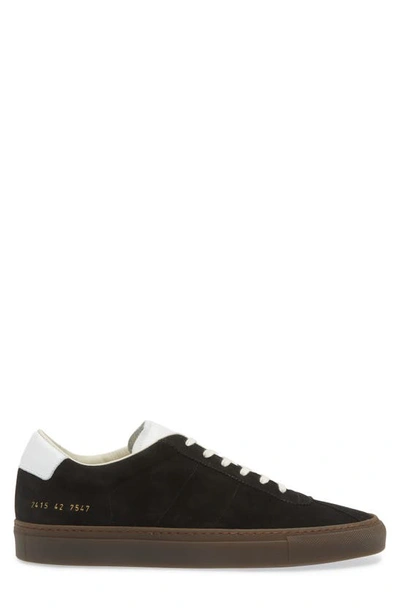 Common Projects Round Head Lace-up Flat Casual Sneakers In 7547 Black